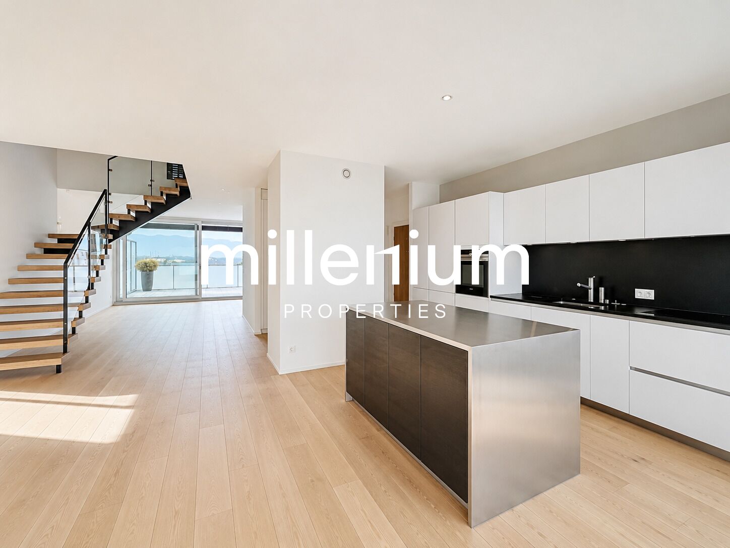 Superbe duplex en attique avec vue Lac et Mont-Blanc à Chêne-Bougeries