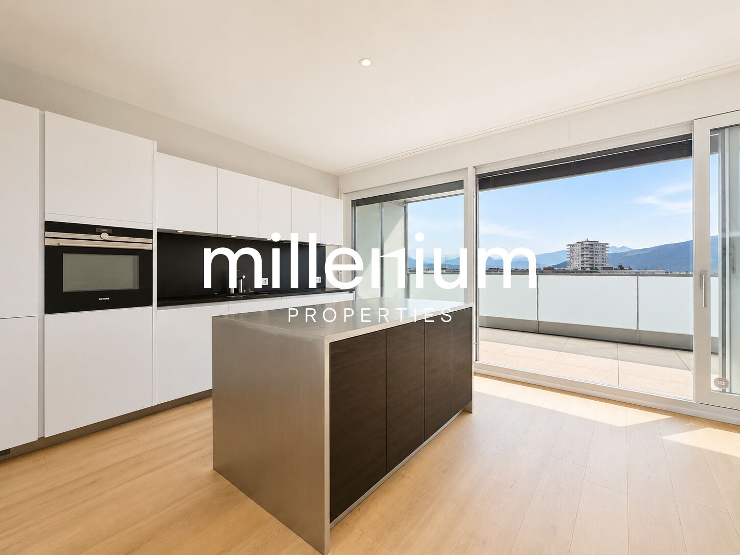 Superbe duplex en attique avec vue Lac et Mont-Blanc à Chêne-Bougeries