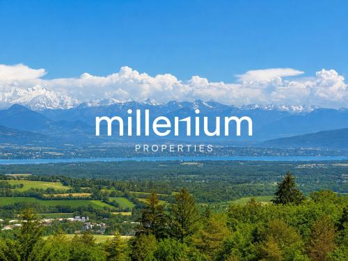 Villa avec vue panoramique sur le lac Léman et le Mont-Blanc