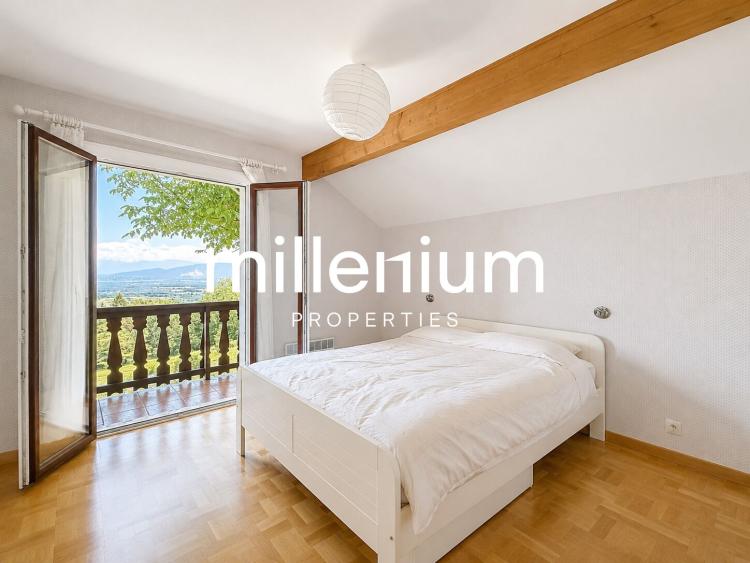 Villa avec vue panoramique sur le lac Léman et le Mont-Blanc