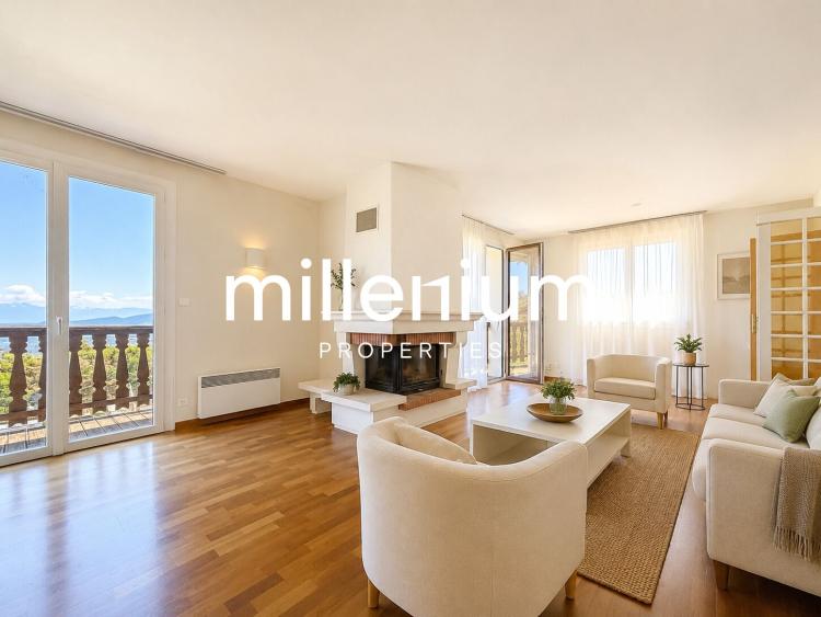 Villa avec vue panoramique sur le lac Léman et le Mont-Blanc