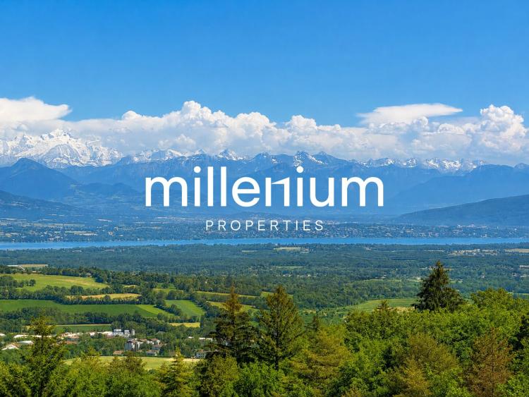 Villa avec vue panoramique sur le lac Léman et le Mont-Blanc