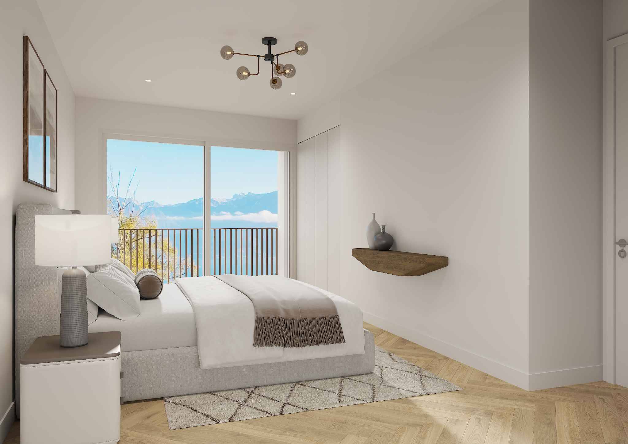Nouveau : Appartement neuf de 4,5 pièces situé au 1er étage