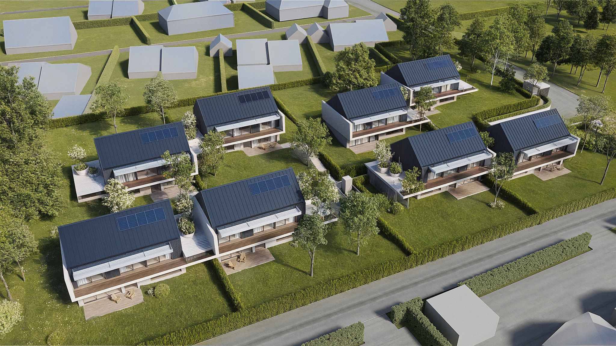 DOMAINE DE BELLEVUE - Construction de 8 villas de standing