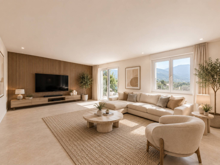 Neuf ! Villa individuelle avec piscine et magnifique vue sur le lac 