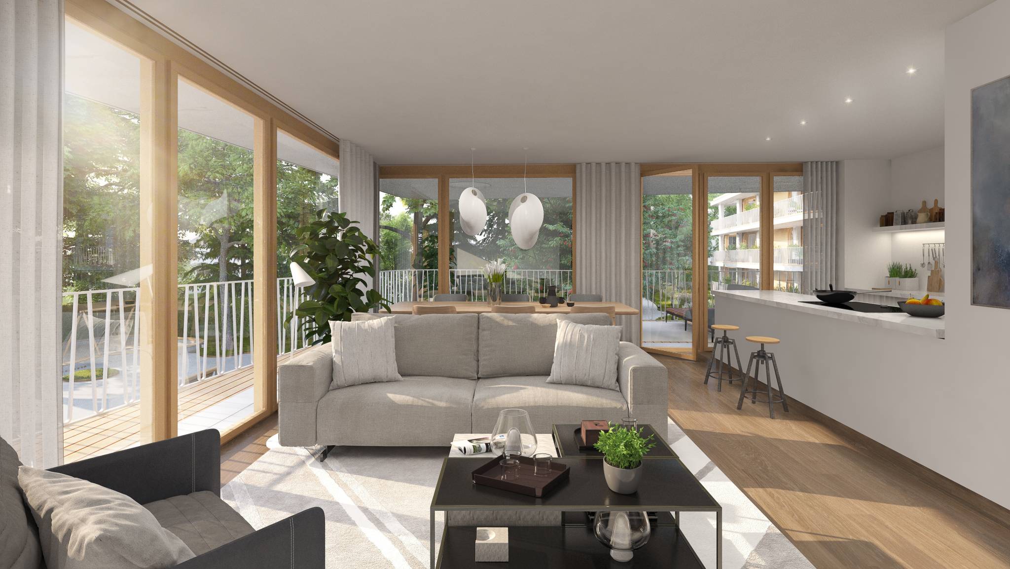 Domaine du Parc à Onex - Lot 3A - 5 pièces au 1er