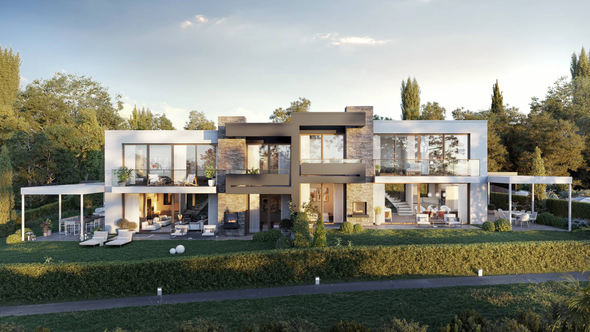 RÉSIDENCE B16 - PROJET DE 4 VILLAS JUMELLES DE STANDING - Villa A