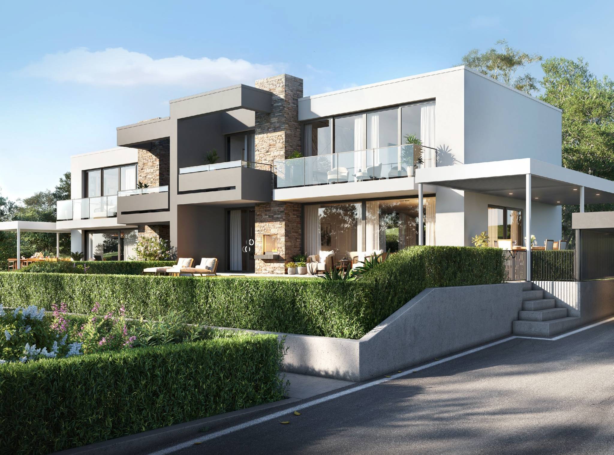 RÉSIDENCE B16 - PROJET DE 4 VILLAS JUMELLES DE STANDING - Villa C