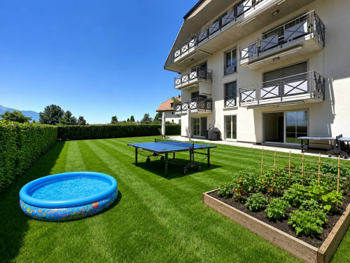 Spacieux appartement de 5.5 pièces avec terrasse et grand jardin