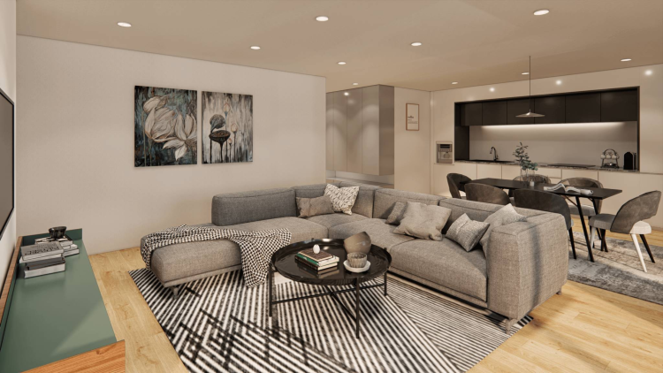 Nouveau projet à proximité de la rivière - appartement de 4.5 pièces au 1er