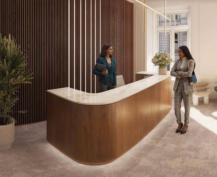 Immeuble administratif rénové d'environ 1300m2 - Quartier des Banques