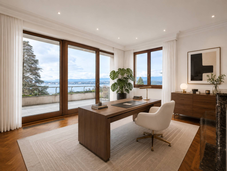 Magnifique appartement avec terrasse surplombant le lac