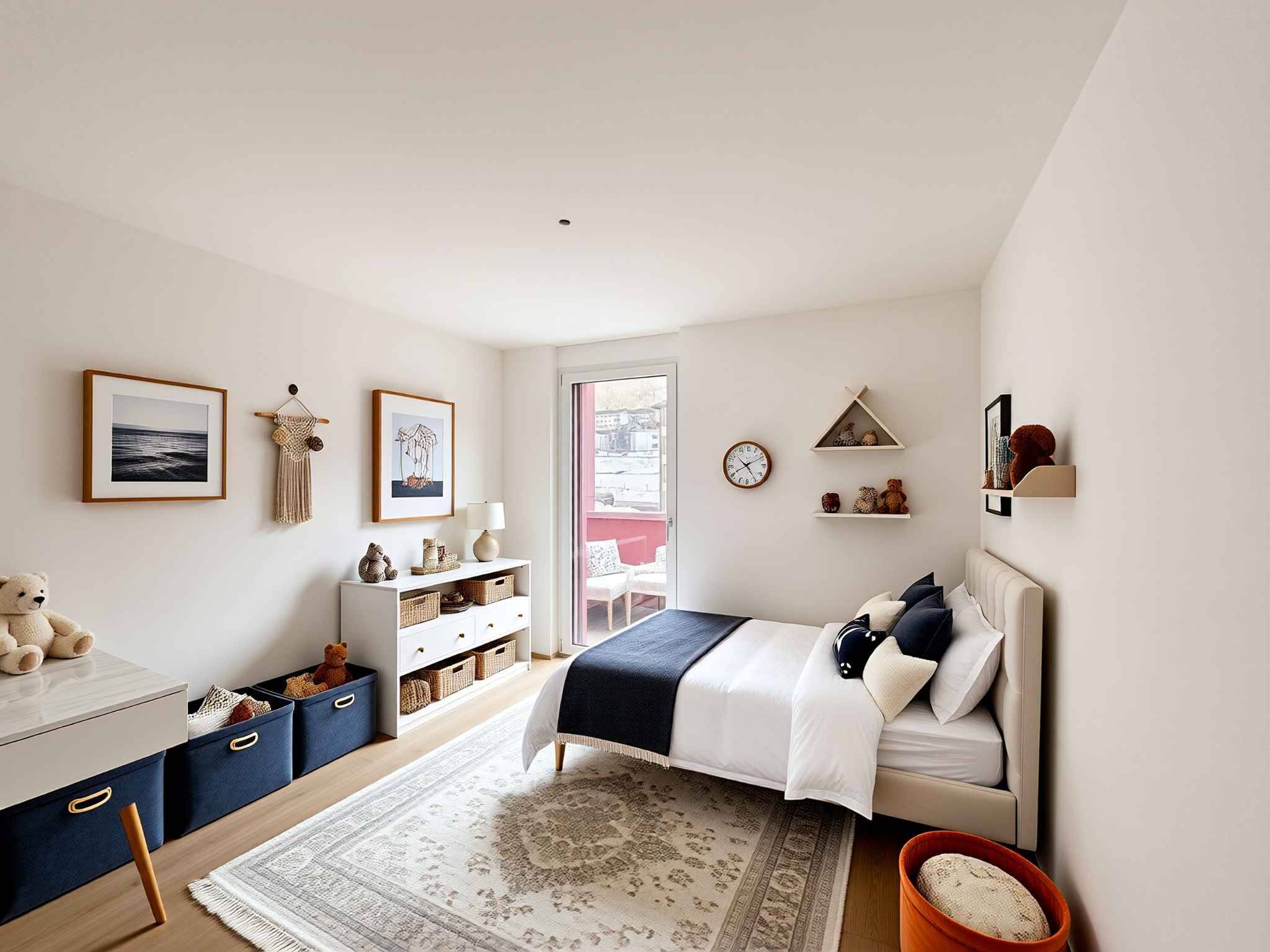 Élégant attique contemporain avec grande terrasse 