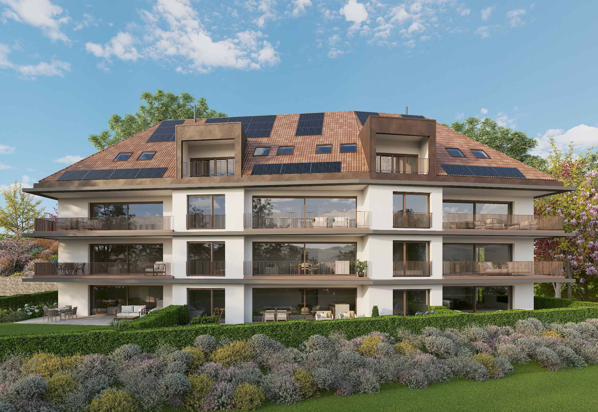 Nouveau : Appartement neuf de 4,5 pièces situé au 1er étage